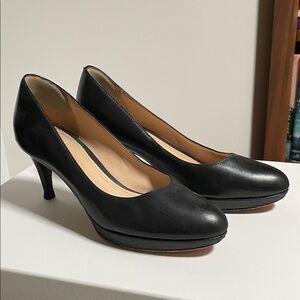 Cole Haan Black Leather Heels